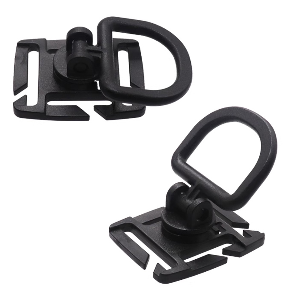 아웃도어랩 회전식 몰리 클립 360도 D링 5개 카라비너 배낭 어깨끈 5,000원