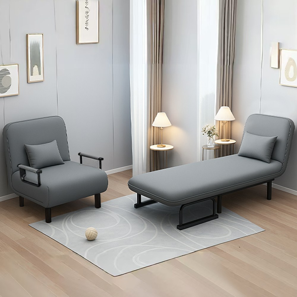 Takata 1~2인용 패브릭 접이식 소파베드 리클라이너 공간절약 폴딩침대 78,900원