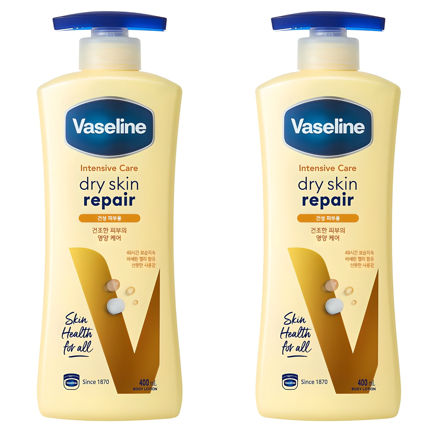 바세린 인텐시브 케어 드라이 스킨 리페어 바디로션 14,500원