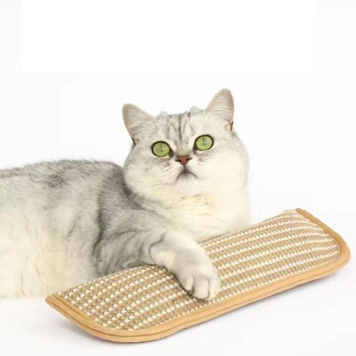 MAAH 고양이 사이잘 스크래칭 캣닢 베개 쿠션 애착 인형 장난감, 1개, 브라운 7,500원