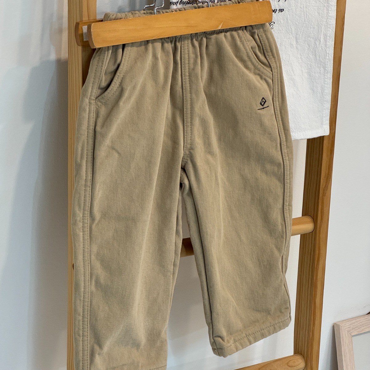 [소이아] 웜터치 유아 와이드 기모 바지 / 겨울 아기 바지 35,000원