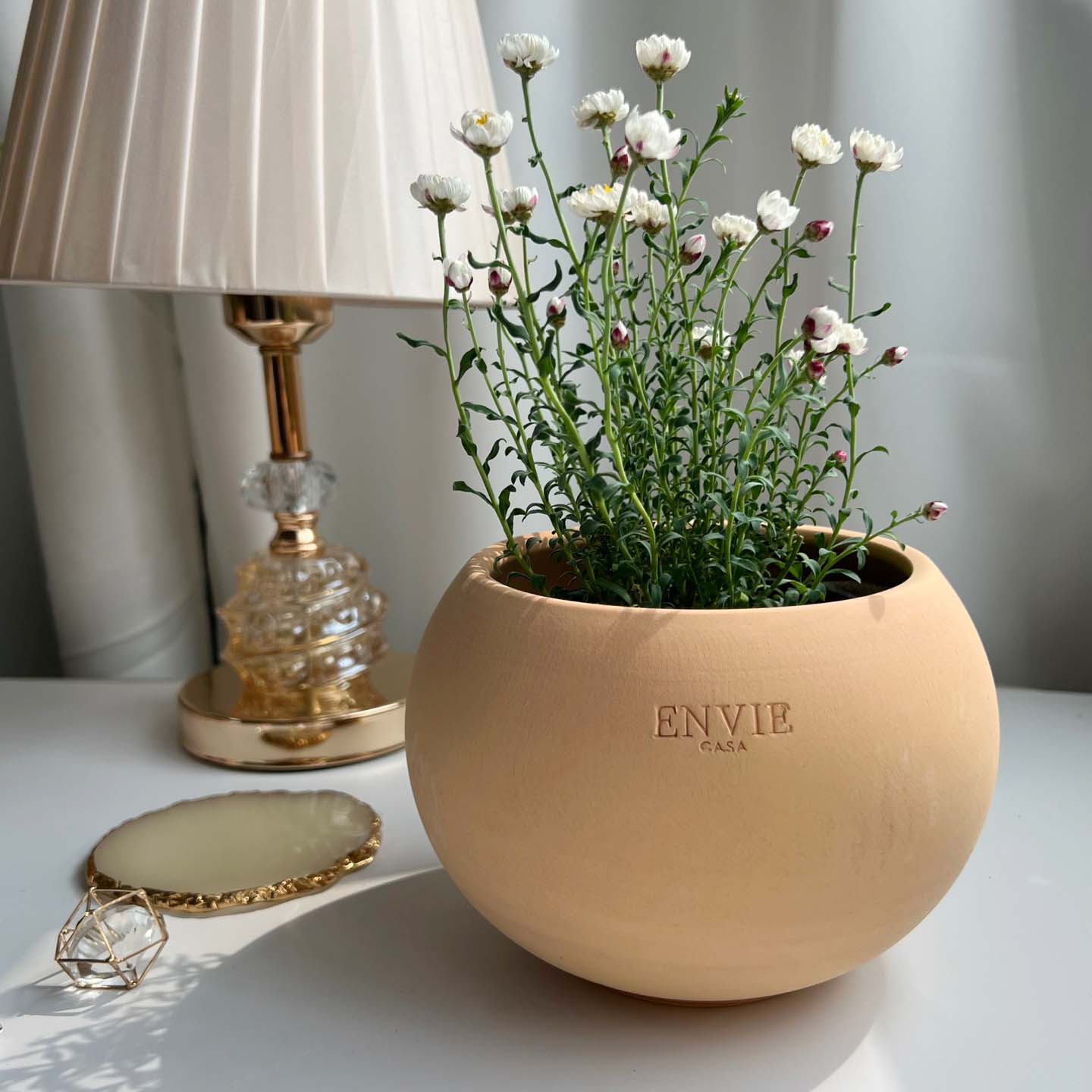 앙비까사 진주토분, 피치(토분만), 1개 12,000원