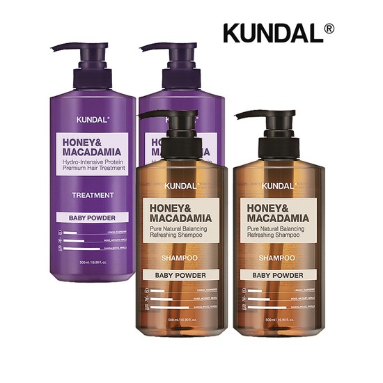 네이처 샴푸 베이비파우더 500ml x2개+트리트먼트 베이비파우더 500ml x2개 38,970원