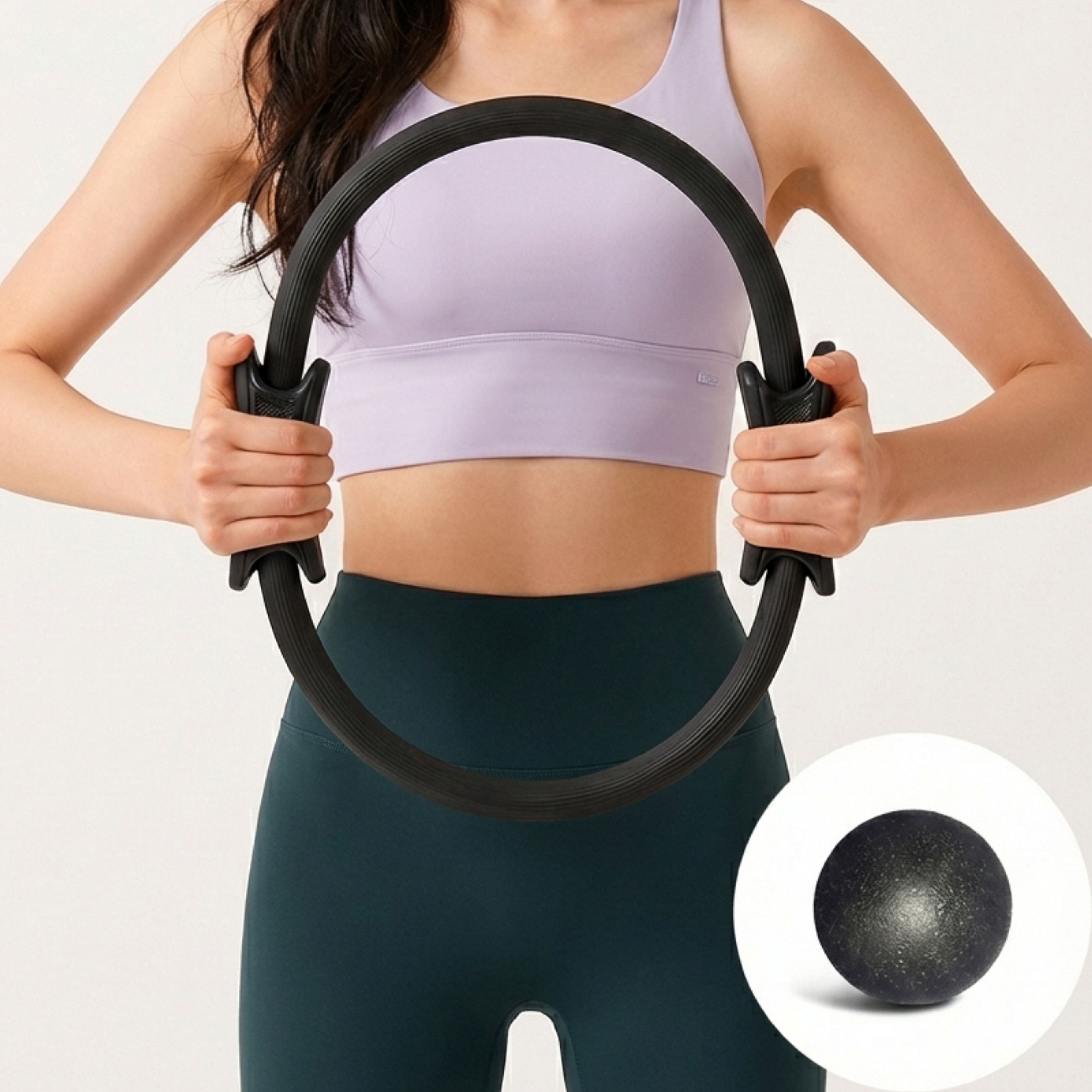 포레샵 코어강화 전신운동 필라테스 써클링, 블랙, 1개 15,000원