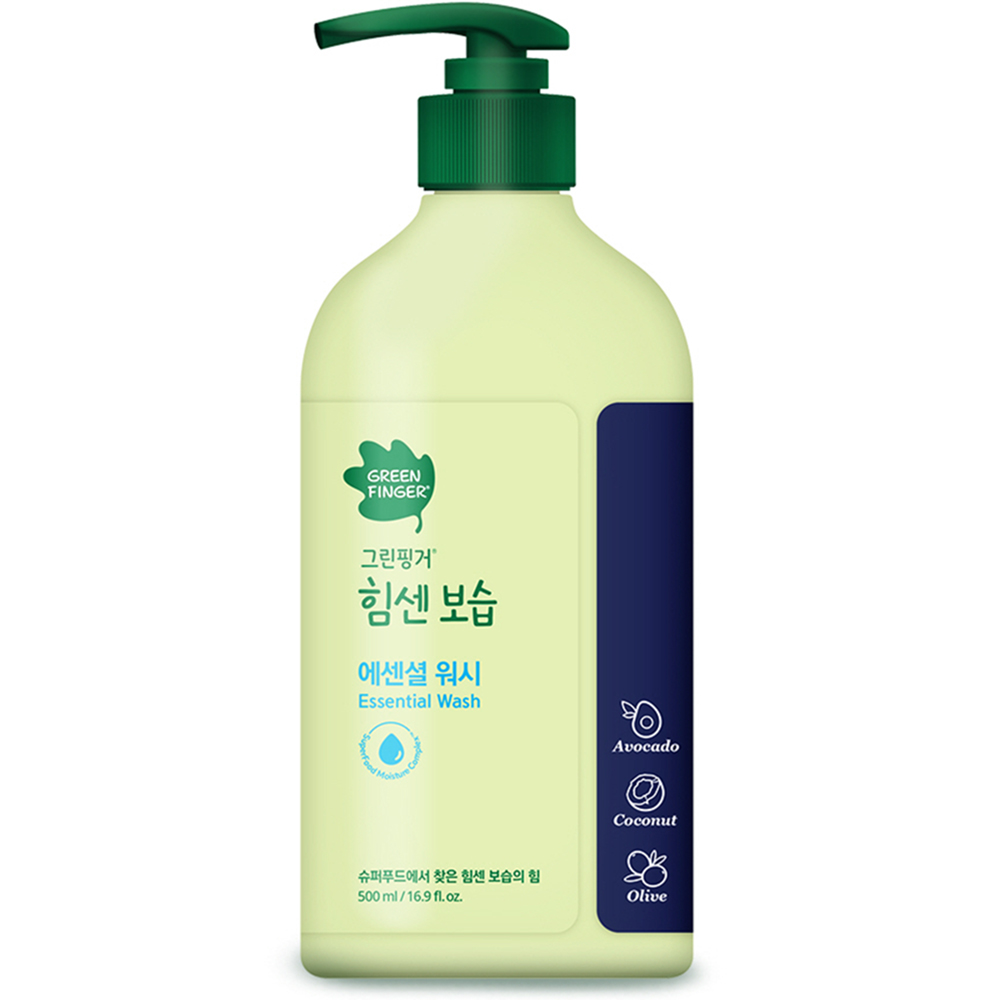 그린핑거 힘센보습 에센셜 유아 바디워시, 500ml, 1개 12,500원