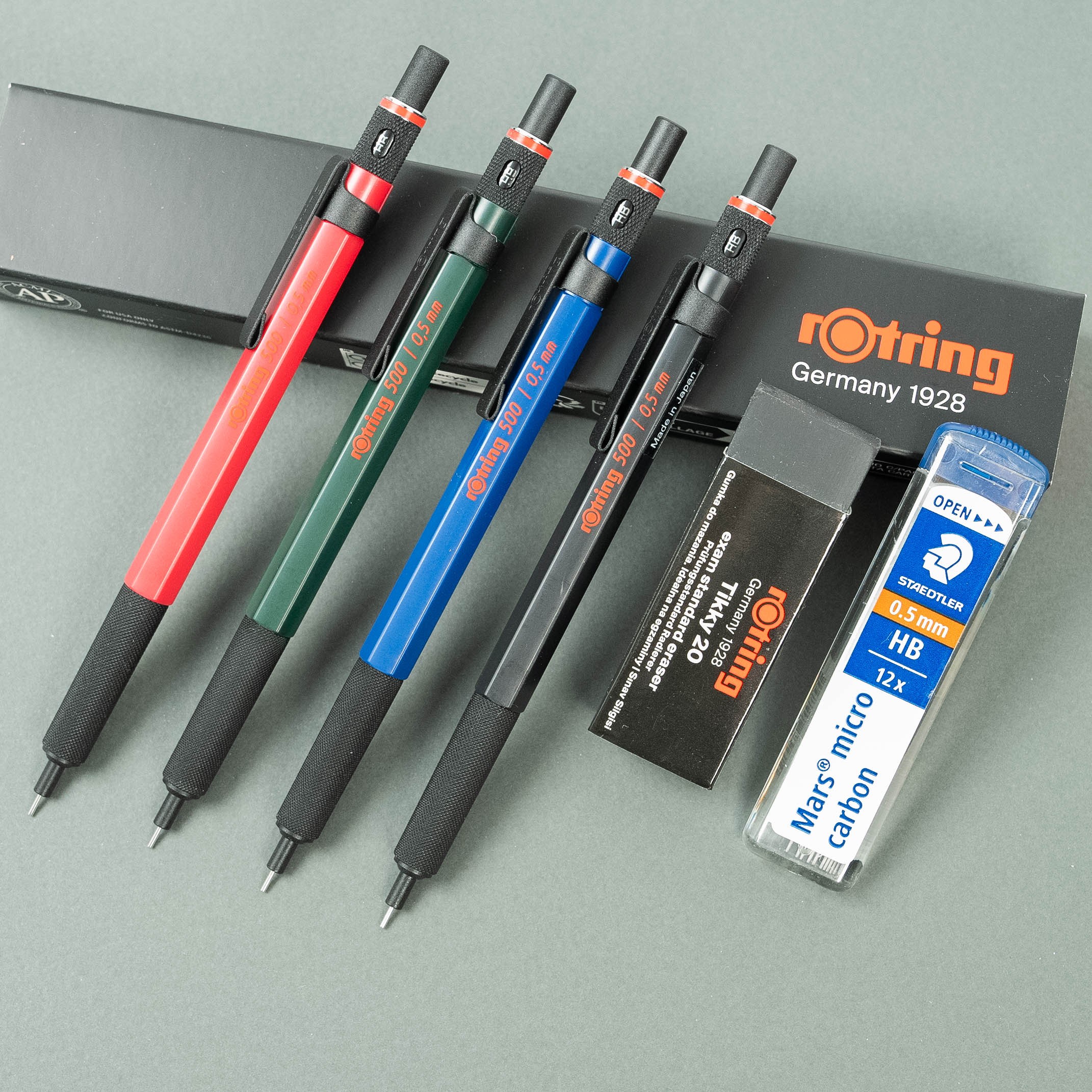 로트링 500 샤프 + 지우개 + 스테들러 샤프심 0.5HB 15,800원