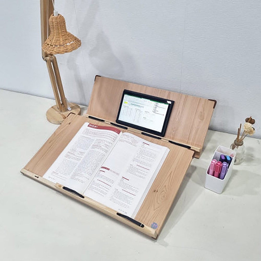 2단독서대 루미60 필기겸용 북스탠드 60M2 위즈독서대, 기본모드(2단 회전판 기본) 36,100원