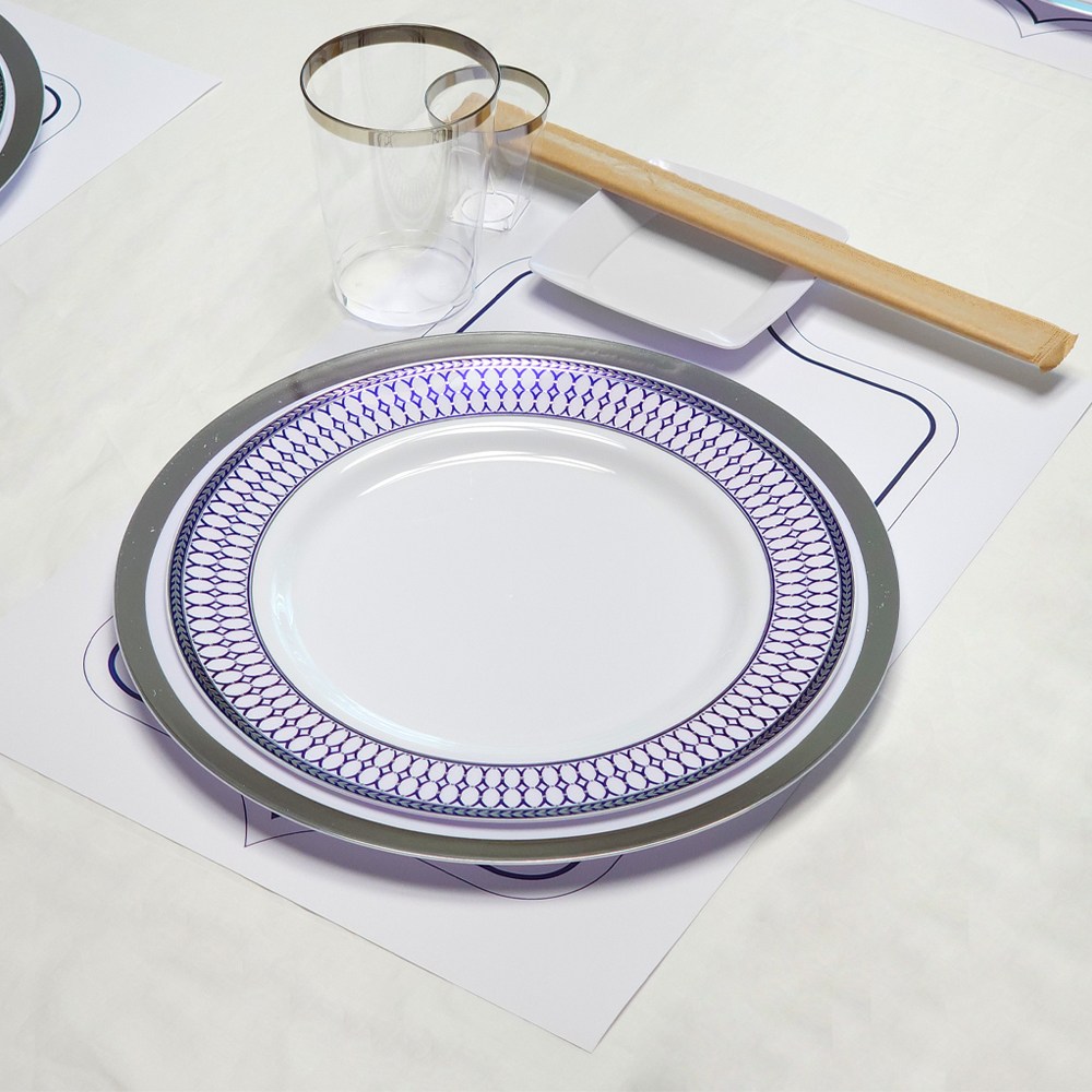 쓱싹 10인 올인원 70P 플라스틱 일회용 파티 이벤트 고급접시, 1세트, 70개 32,600원