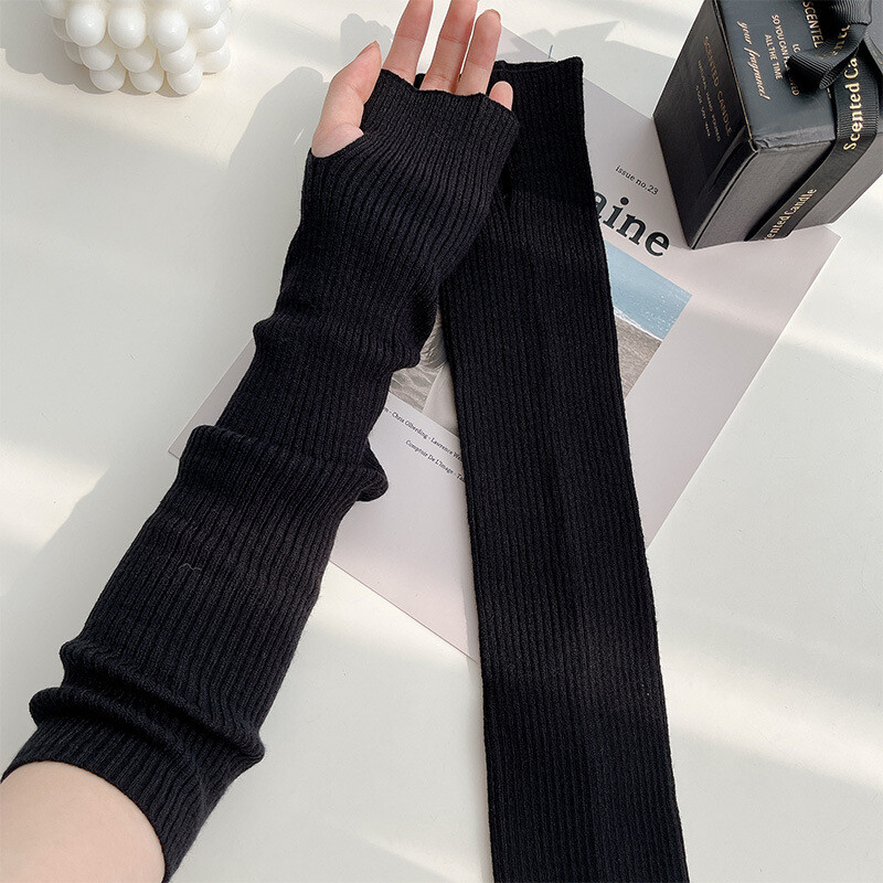 롤링페이퍼 캐시미어 암워머 팔토시 무지 니트 핸드워머 7,900원