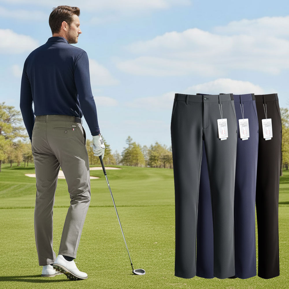 김영주스포츠 초봄 가을용 남성 기능성 스트레치 스판 골프바지 32,800원