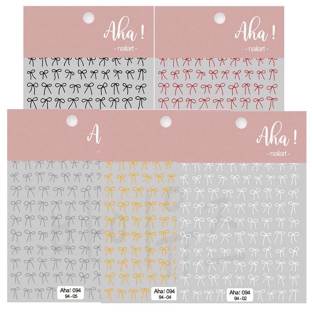 바이유즈 메탈리본 네일스티커, 5개, 메탈랜드 9,560원