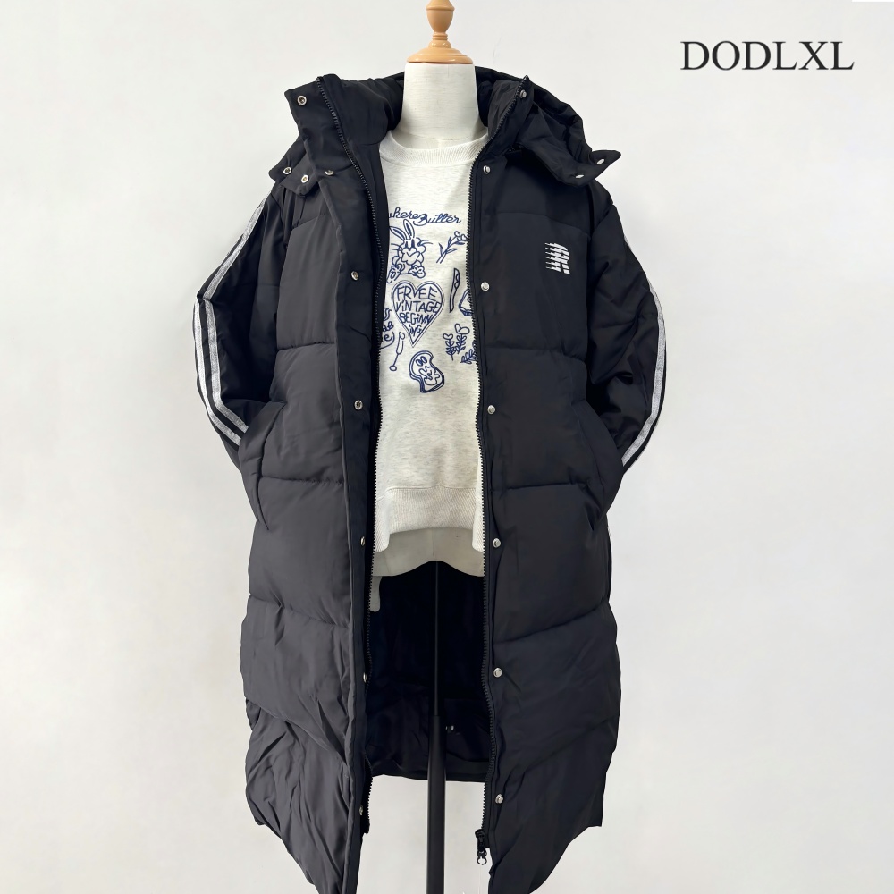 [이월 특가 상품]DODLXL 남녀공용 롱패딩 루즈핏겨울패딩 데일리패딩 점퍼 24,900원