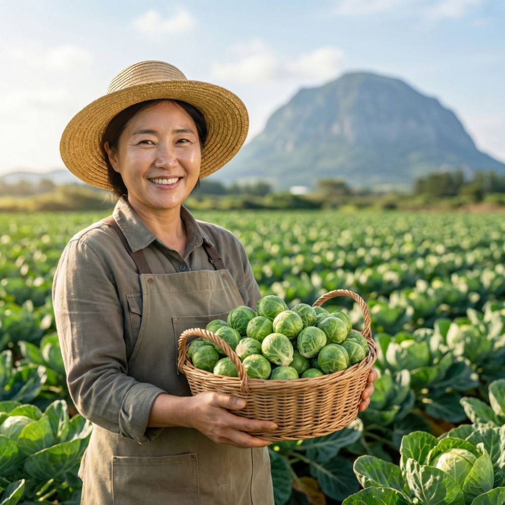 [아삭달콤] 제주 미니 방울 양배추, 1개, 500g 12,400원