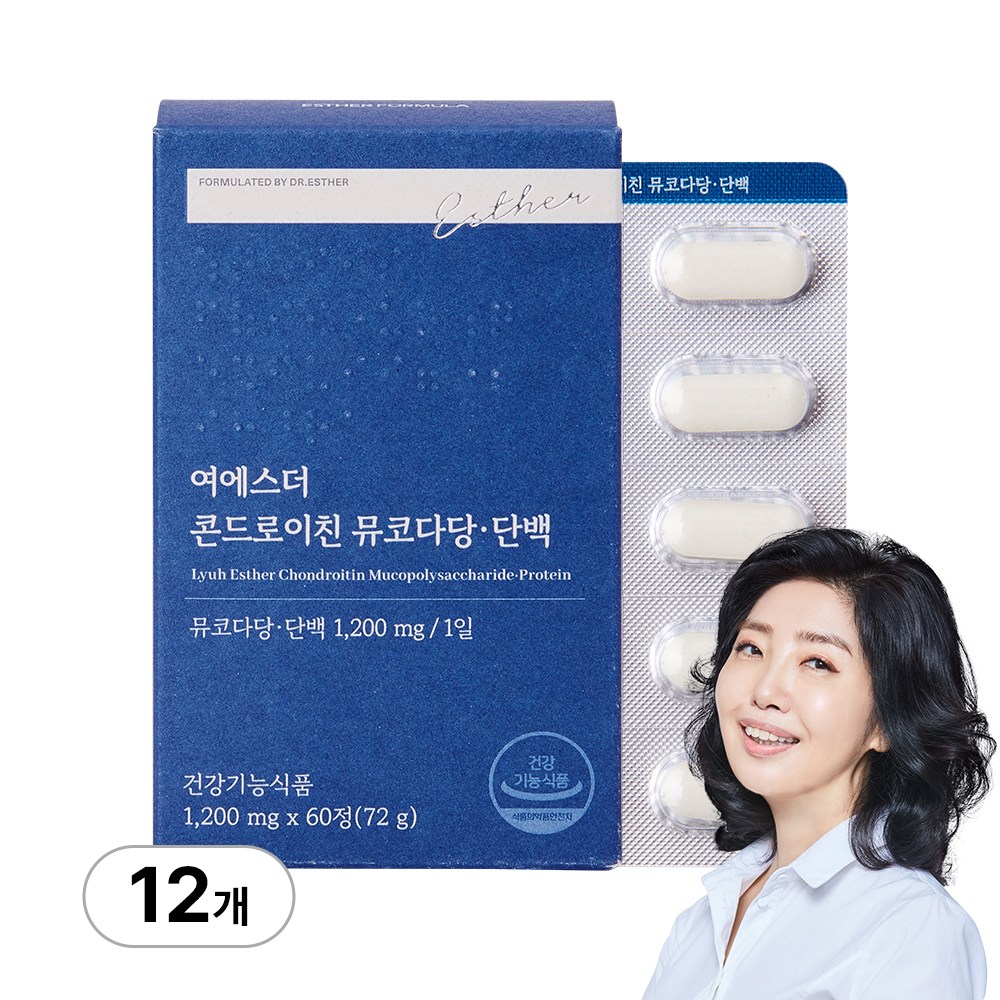 [본사직영] 여에스더 소연골 콘드로이친 뮤코다당&단백 (관절&연골 건강 기능성) 213,600원