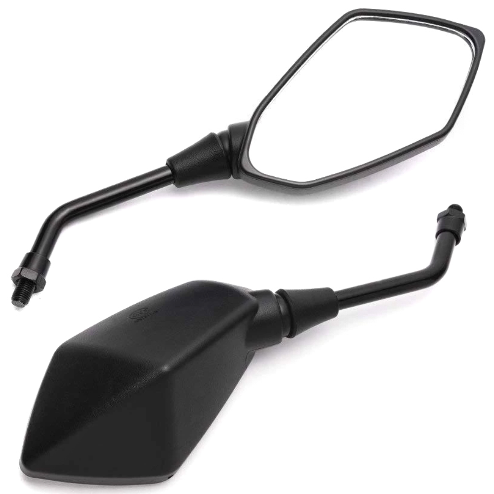 셀렉트템 오토바이 순정 백미러 좌우세트 10mm 거울 사이드미러 교체 부품, 2세트, 블랙 19,000원