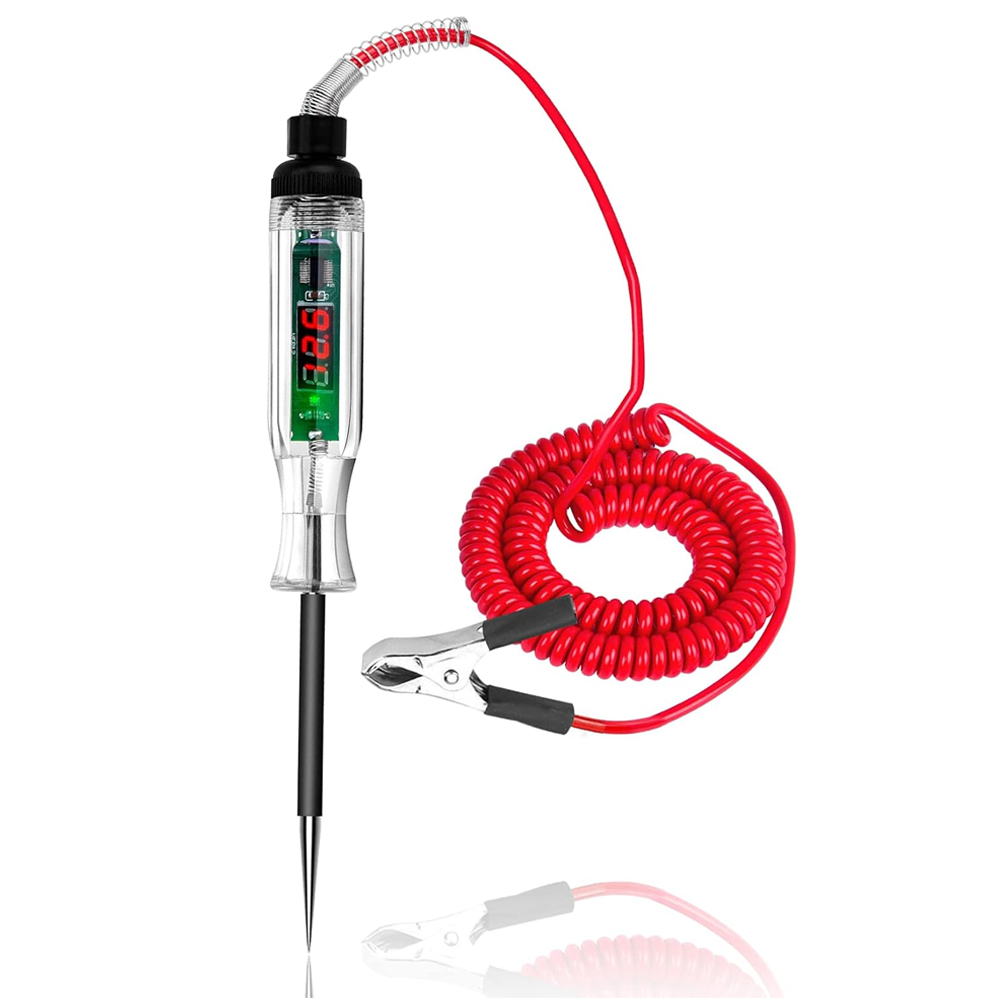 JK 차량용 배선 테스터기 3-48V 160mm 디지털 단선체크 접지테스트 자동차 전기 검침기, 1개 11,030원