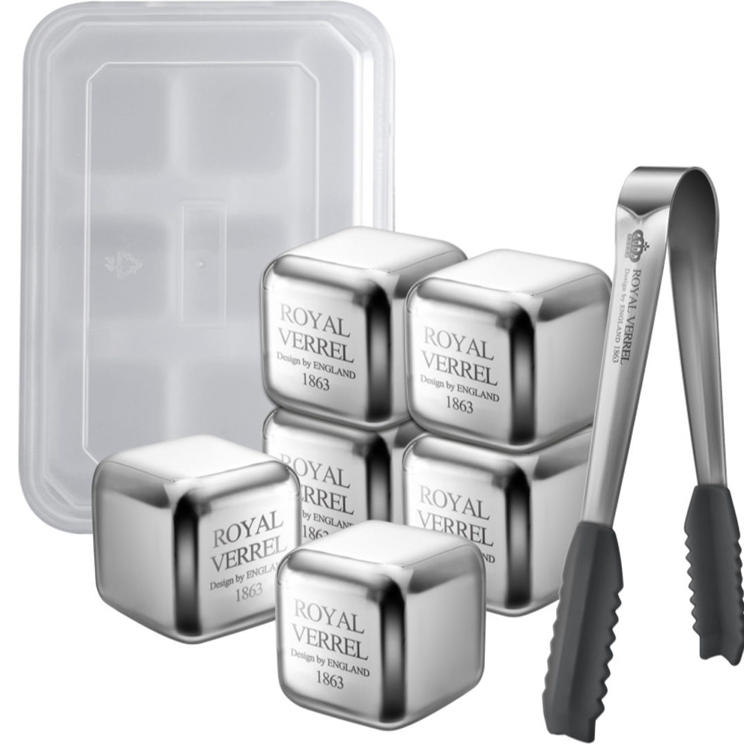 로얄버렐 스텐 아이스큐브 6p + 전용집게 + 전용케이스 세트 12,900원