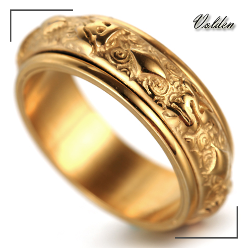 볼던 MR1131 남자 여자 써지컬 스틸 패션 회전 반지 링 28,000원