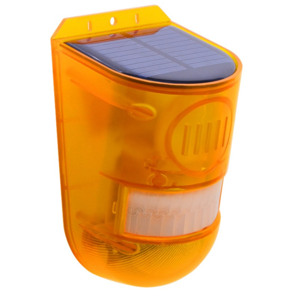 태양열 경고등 경광등 싸이렌 창고 경보기 가수원 방범경보기 야생동물퇴치기, 1개, 현재가 17,900원