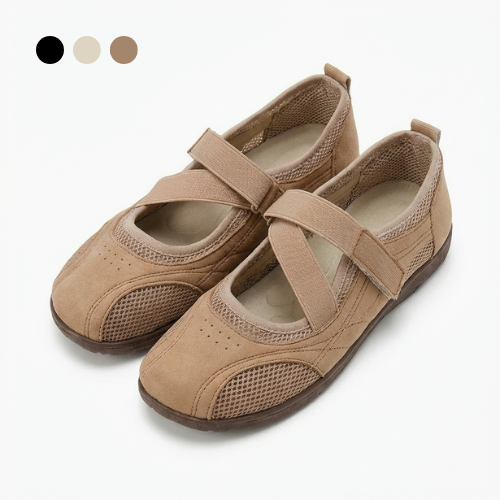 페조 여성 메리제인 메쉬 밴딩 플랫슈즈 PZSL-LUX-6531 18,800원