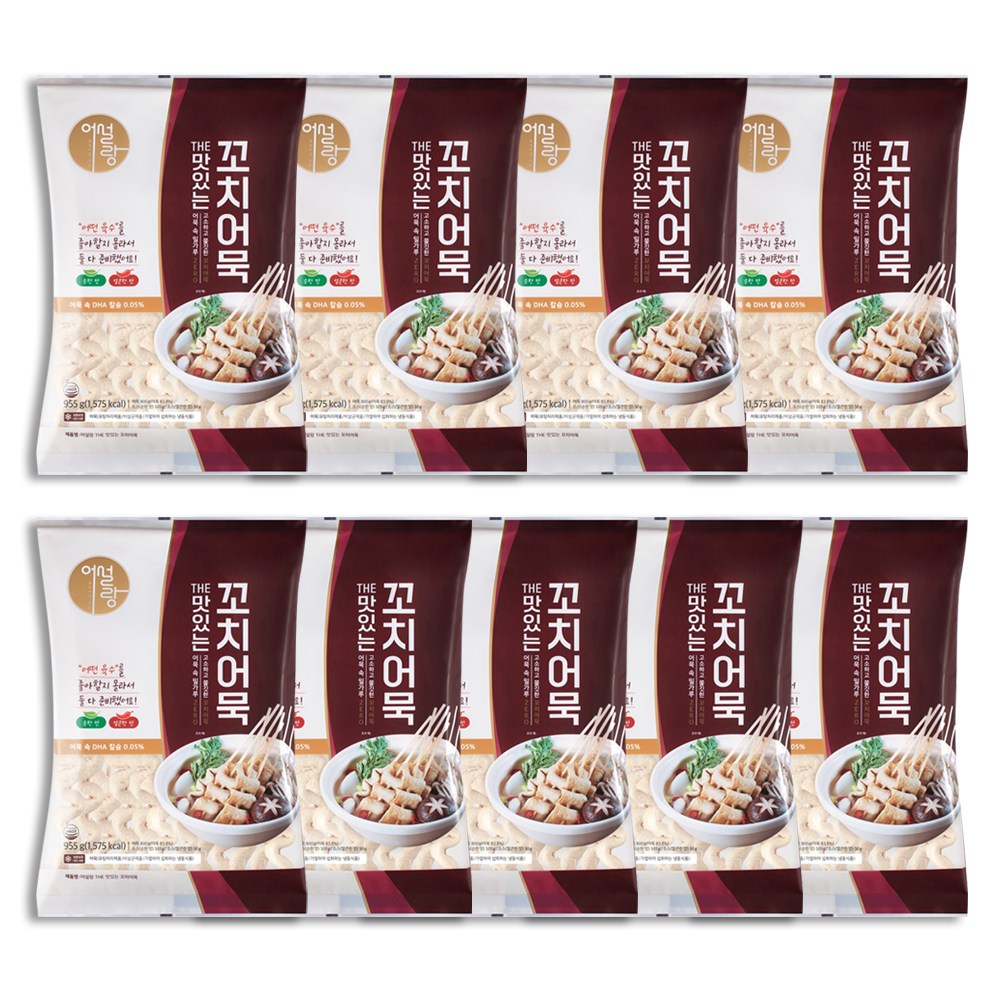 부산어묵 어설랑 THE 맛있는 꼬치어묵(꼬치 스무개) (냉동), 9개, 955g 100,900원