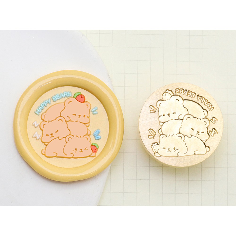 실링왁스 인장 스탬프 헤드 포근한 몽실 테마 3,000원