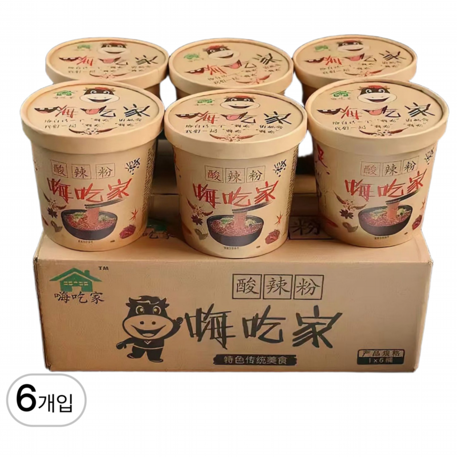 쏸라펀 중국 마라누들 컵라면, 6개 11,330원