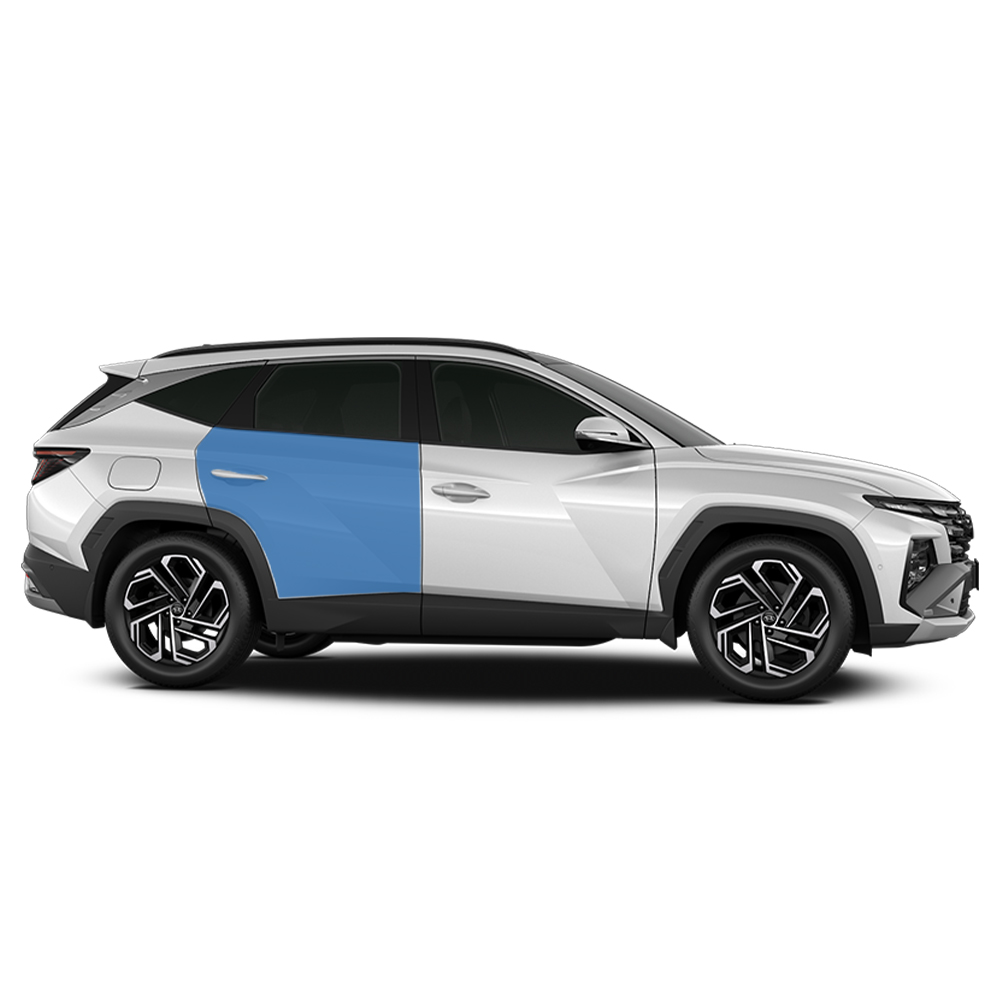 스킨엑스 투싼 NX4 페이스리프트 도어풀커버 조수석 2열 PPF 차량보호필름 90,000원