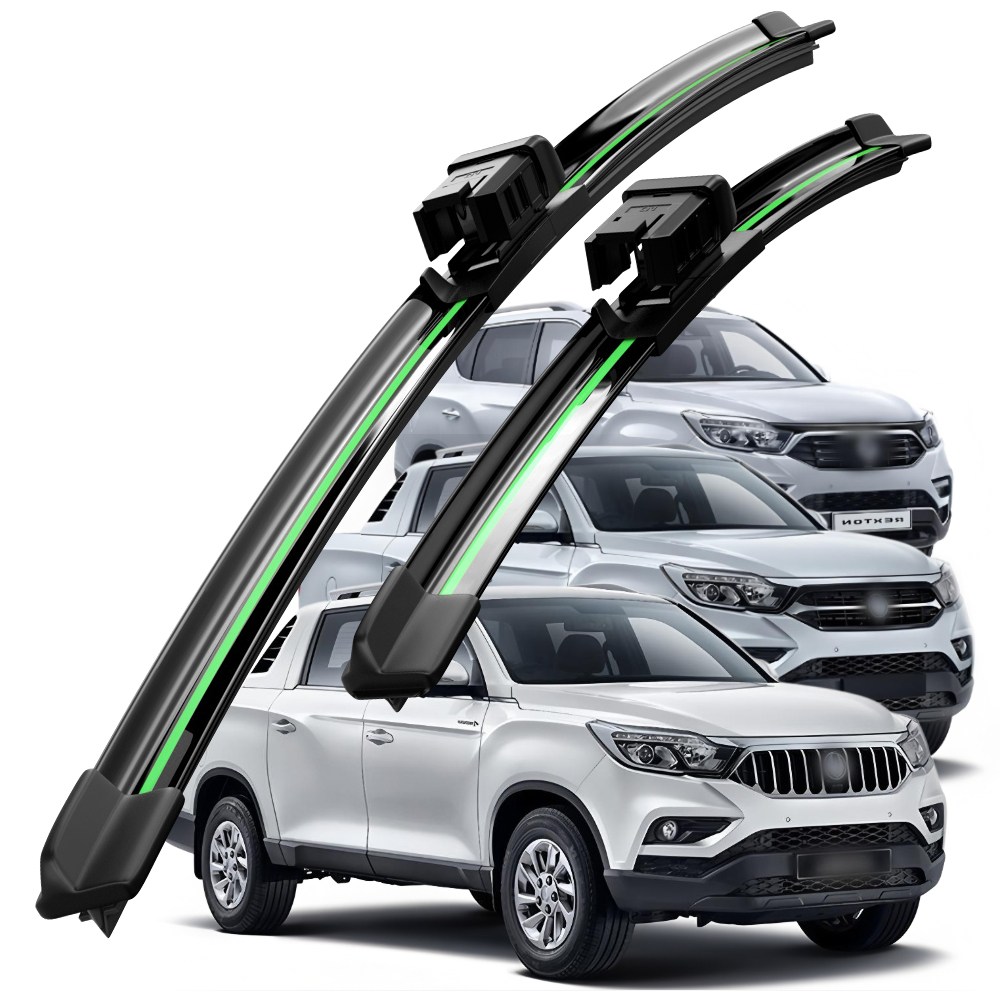 호환 쌍용 KGM 렉스턴/렉스턴2/슈퍼 렉스턴/렉스턴W/G4렉스턴/G4렉스턴 스포츠 칸 2001-2025 와이퍼 초발수 저소음 자국 없음 전면 와이퍼 블레이드 2종 세트, G4렉스턴/렉스턴 스포츠/렉스턴 스포츠 칸 17-25년 28,600원