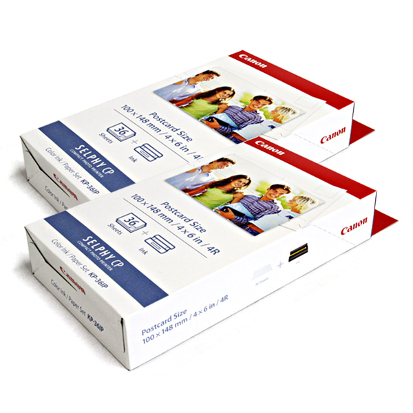 캐논 셀피 포토프린터 전용 인화지 엽서사이즈 + 잉크 KP-36IP 34,300원