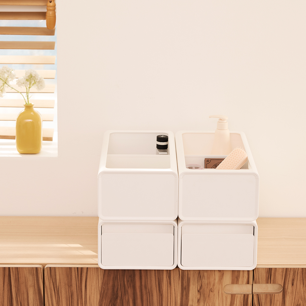 플라팜 수플레 모듈형 서랍장 B TYPE 2p + C TYPE 2p 세트, 화이트, 4단 49,060원