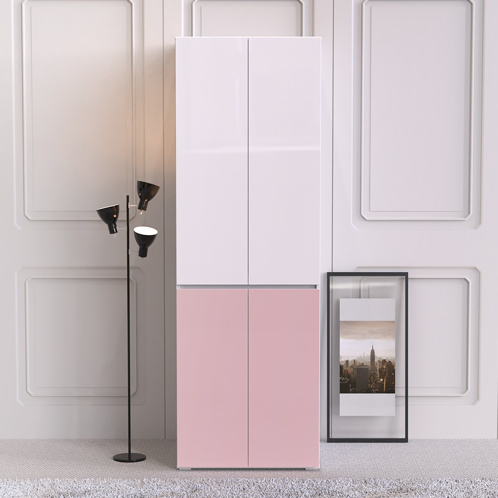 힘찬리빙 닐라 600 주방 수납장 그릇장 키큰 팬트리장 비스포크 홈카페 냉장고장 131,900원