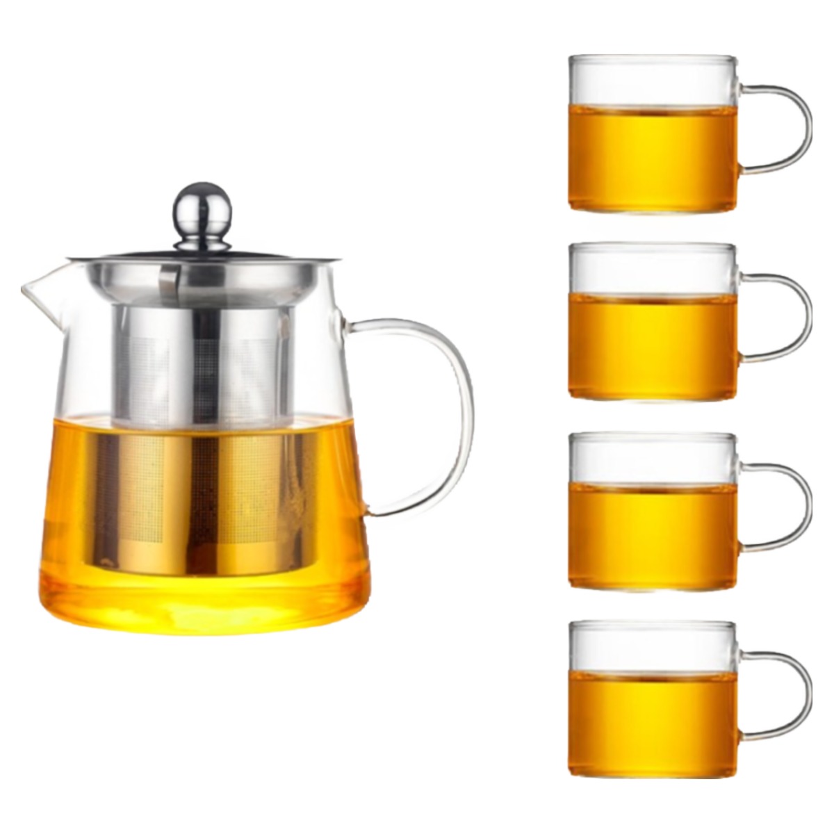 Qiaokao 유리 티포트 세트 7,500원