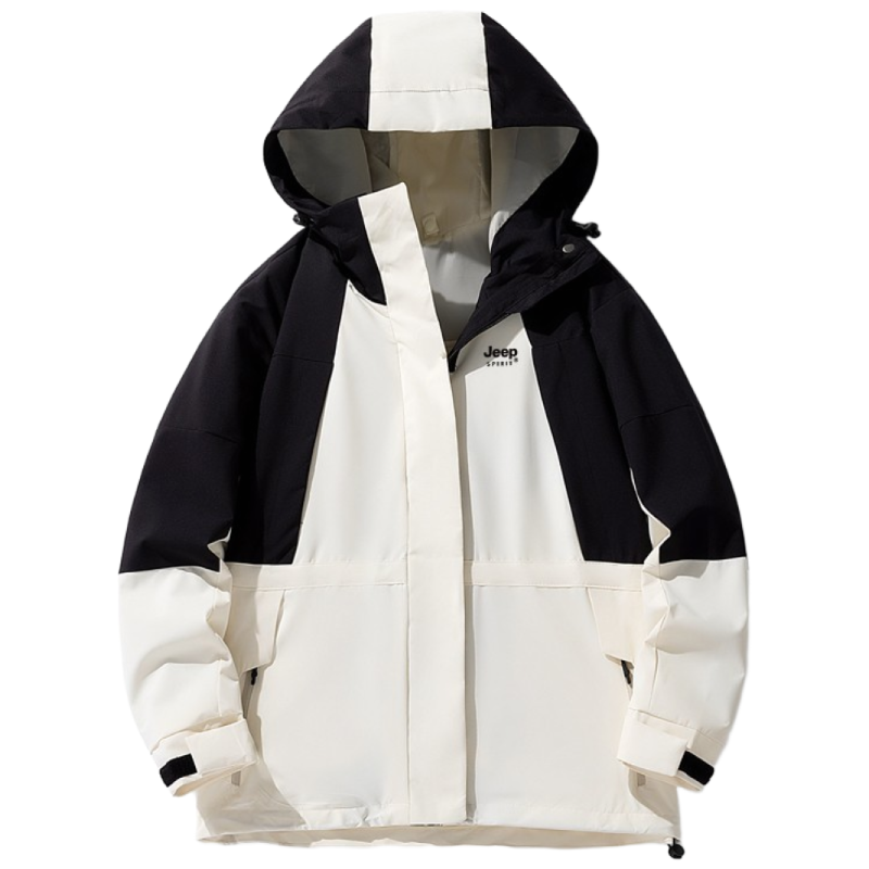 JEEP spirit (국내발송) 바람막이 남.여공용 방수점퍼 후드집업 등산자켓 JPHU23A8820, 현재가 39,000원