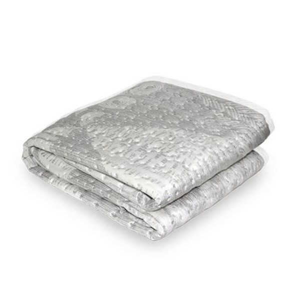 하우스웰 엠보싱 EMF 안심 프리미엄 탄소매트 전기요 싱글 더블, 더블, 라인프레시블루 39,000원