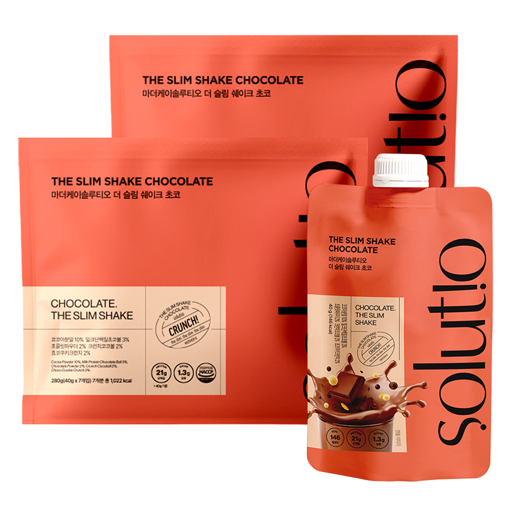 솔루티오 더 슬림 쉐이크 초코 7p 40,950원