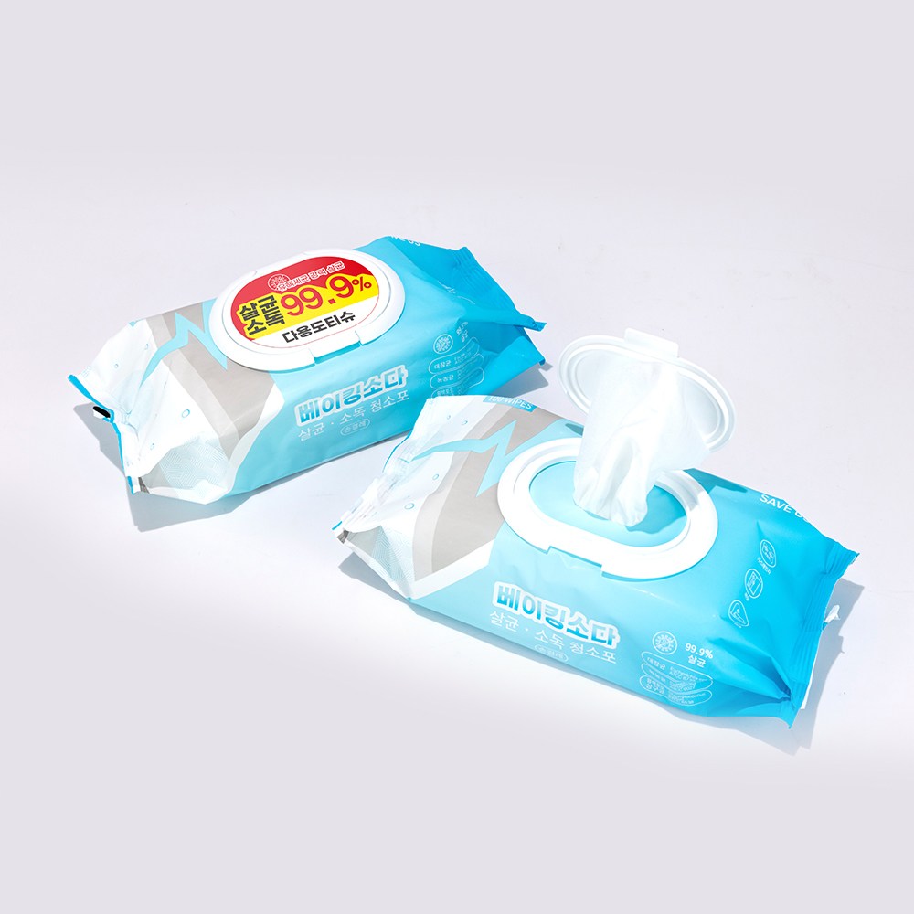 세이버스 살균소독 손걸레청소포 100매 14,900원