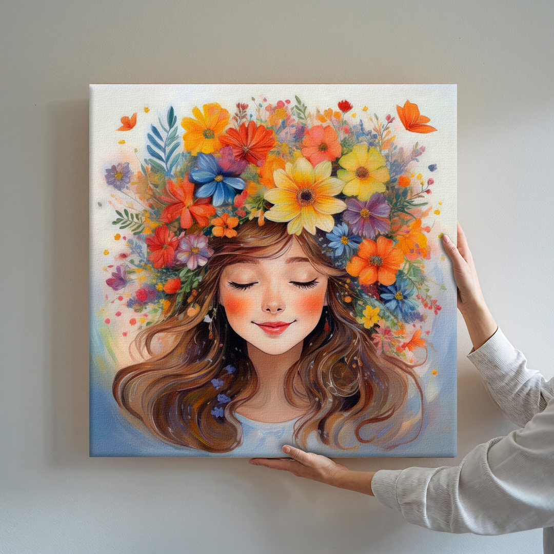 감성 힐링 일러스트 인테리어 꽃 피는 순간을 담다 꽃마음 시리즈 캔버스액자 15종 08-15 9,900원