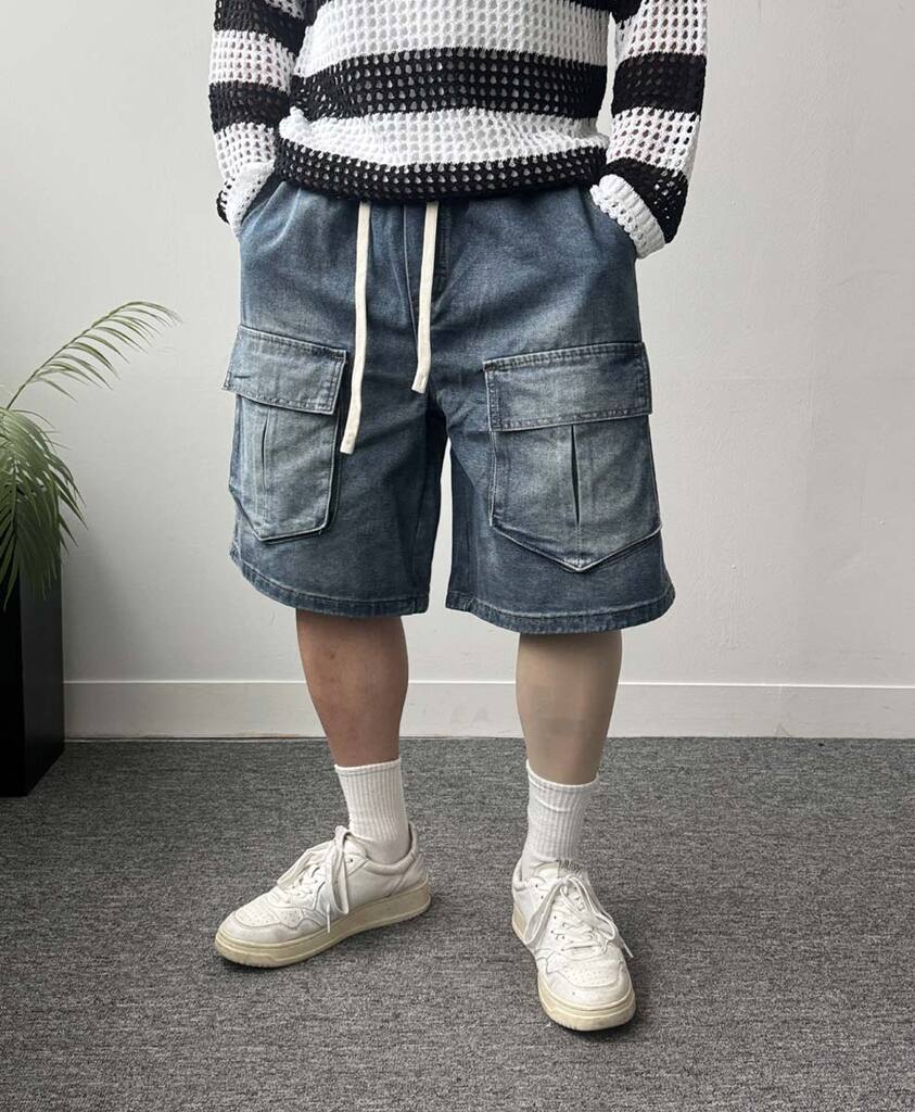 여름반바지 청반바지 카고 버뮤다팬츠 밴딩반바지 데님팬츠 워싱 진청 연청 카고반바지 R266 38,810원