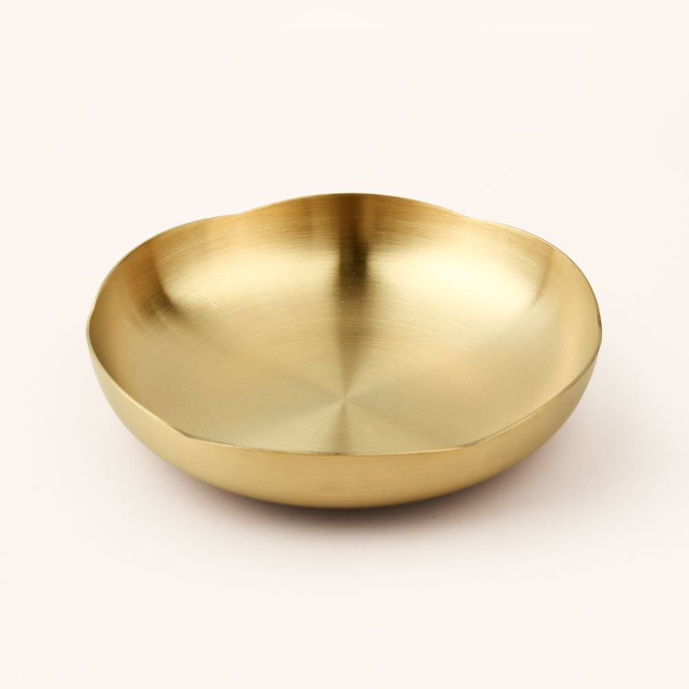 티타늄 꽃찬기 꽃모양 반찬그릇 꽃접시 찬기, 1개, 단일색상 9,900원