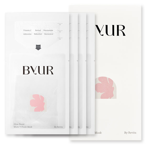 바이유어 글로우 부스트 멀티 브이 프레시 마스크, 1개, 4개입 14,400원