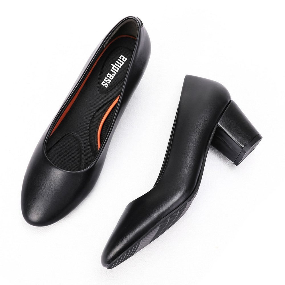 엠프리스 발편한 여성구두 승무원 면접 호탤리어 구두 기본 검정 5cm 7cm 여자 유니화 49,000원