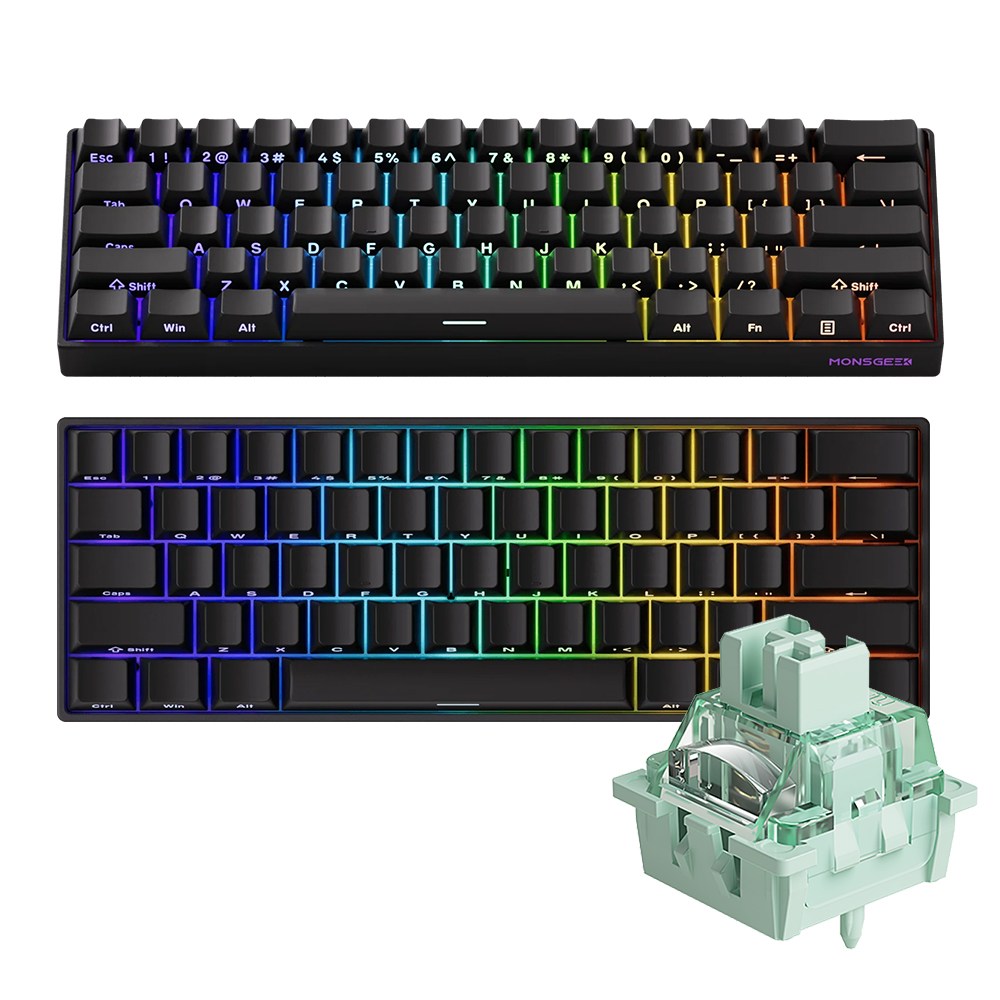 MONSGEEK FUN60 Pro 자석축 게이밍 8K 키보드 유선 36,000원