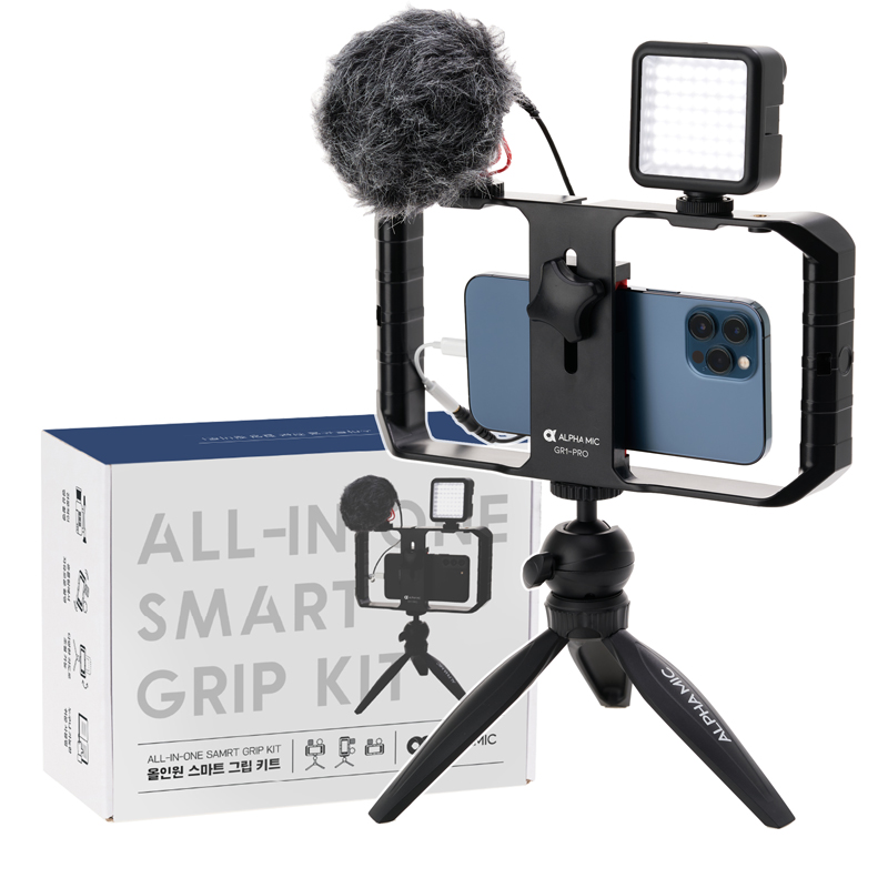 알파믹 올인원 스마트그립 세트 유튜브 개인방송 제품 촬영 장비 115,000원