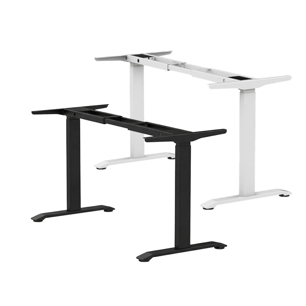 [ELD-02-C2] 에블럼 모션데스크 듀얼모터 스탠딩 높낮이조절 책상 전동프레임 2스텝 화이트 217,000원