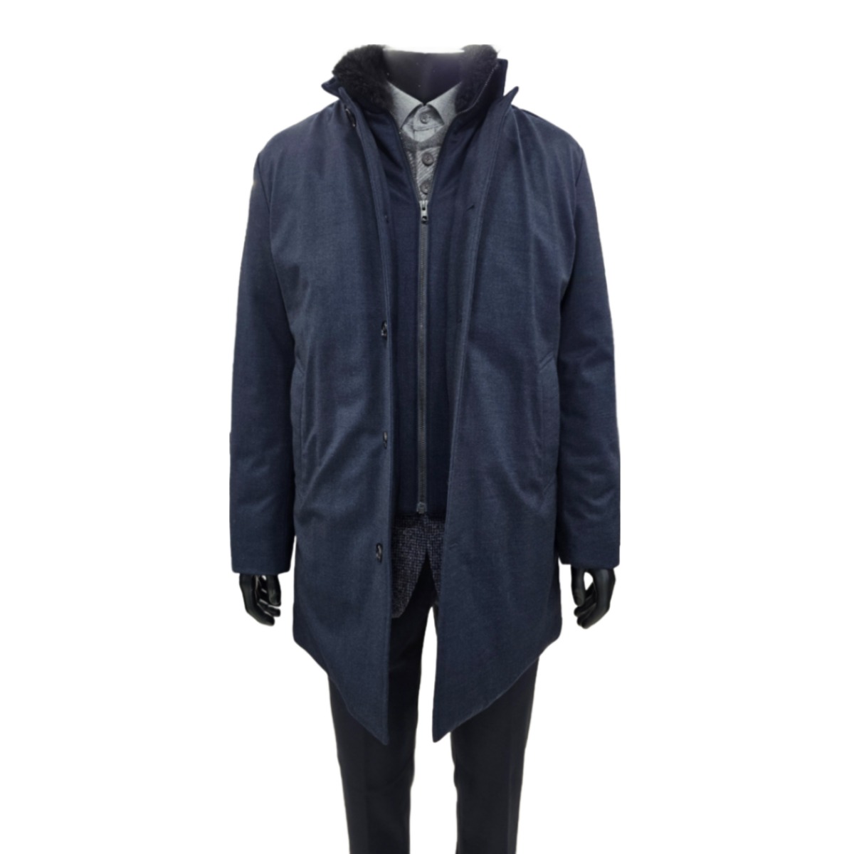 인디안 웰메이드 남성 울 혼방 구스다운 패딩 코드 MANELYWA211 129,000원