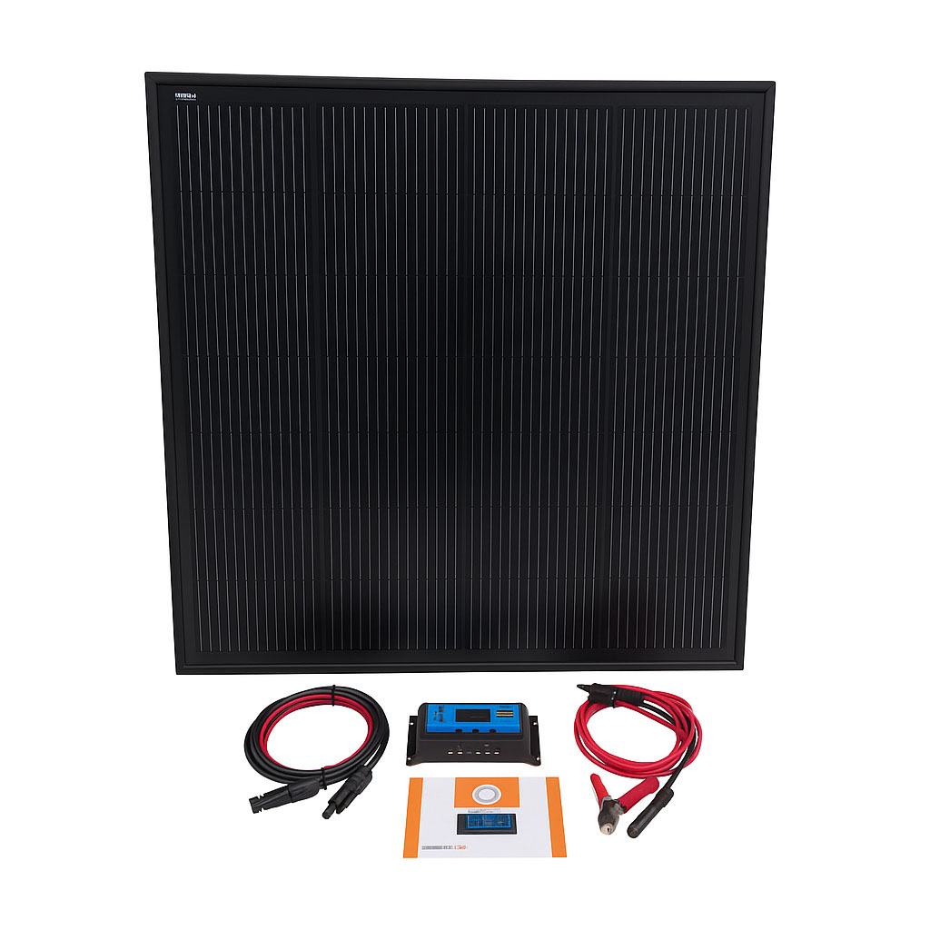 세이브솔라 100W 블랙 솔라 패널 + 10A 컨트롤러 MC4 케이블 배터리 세트 12V 배터리 충전용 178,000원