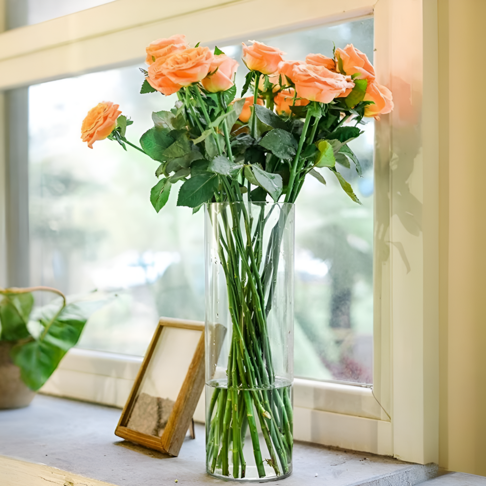 비비드하우스 깨지지 않는 대형 화병, 투명 9,000원