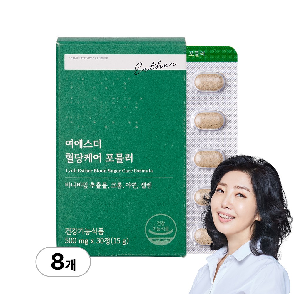 여에스더 혈당케어 포뮬러 (바나바잎추출물) 국민영양 프로젝트 74,400원