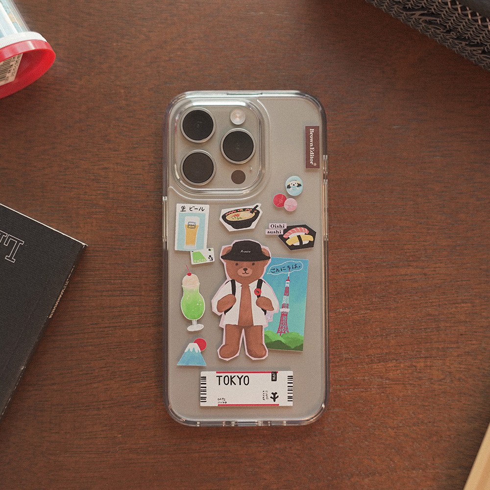 브라운에디터 곰돌이 도쿄 여행 휴대폰 케이스 16,000원